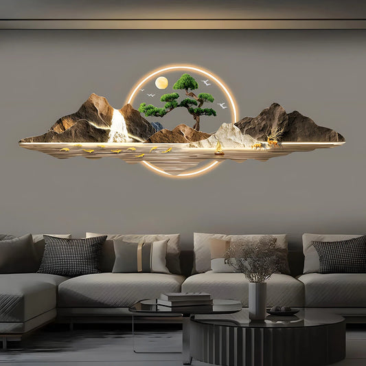 Dlight Decor Acrylic Carved LED Wall Art Light