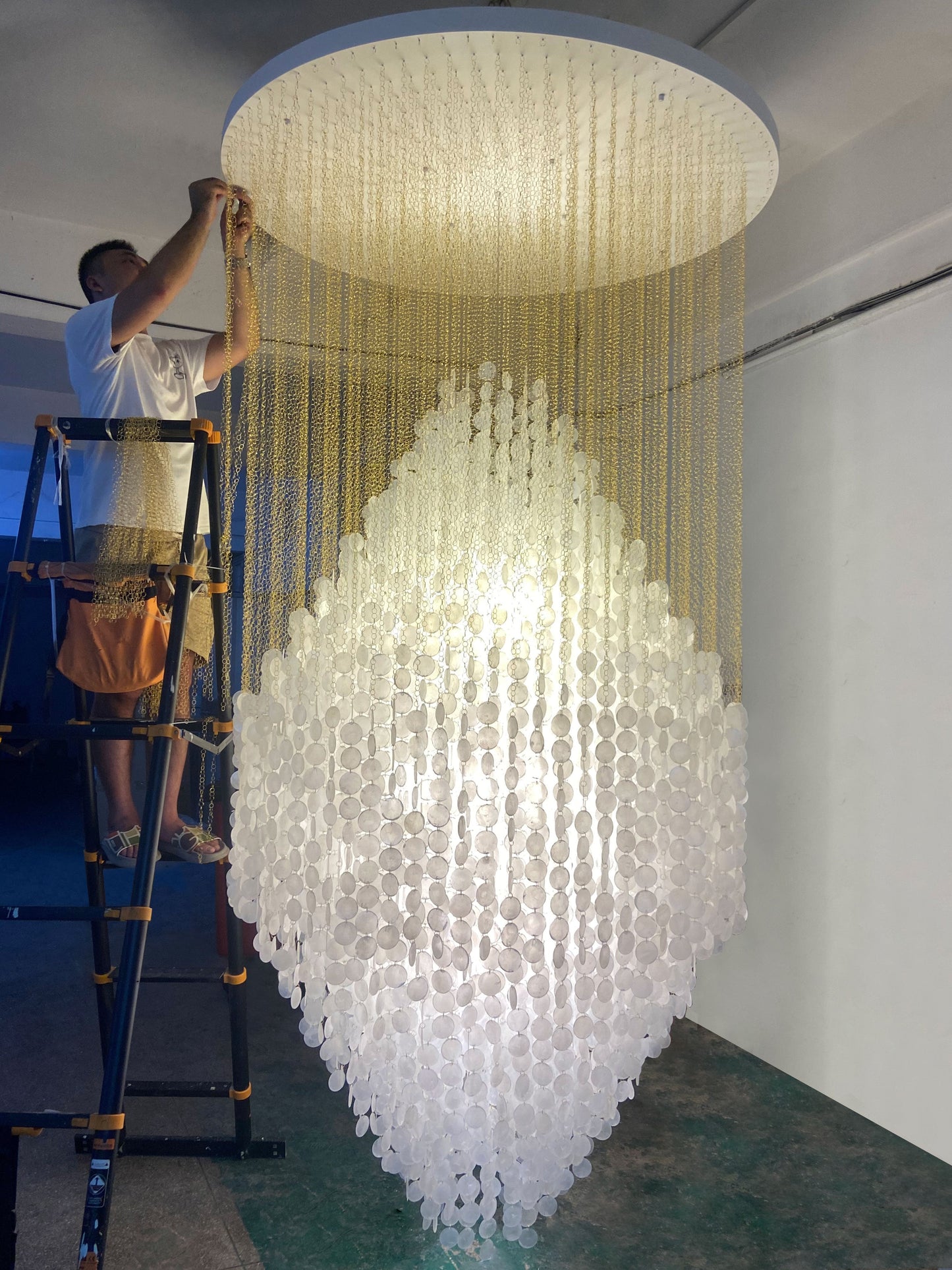 Shell Chandelier