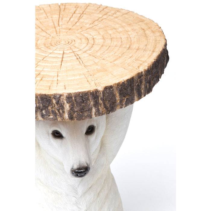 Side Table Animal Polar Bear Ø37cm