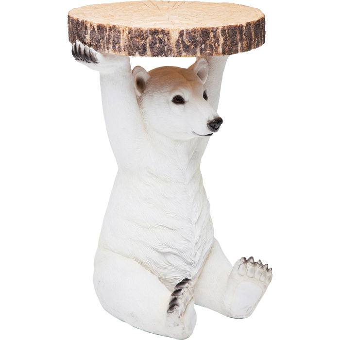 Side Table Animal Polar Bear Ø37cm