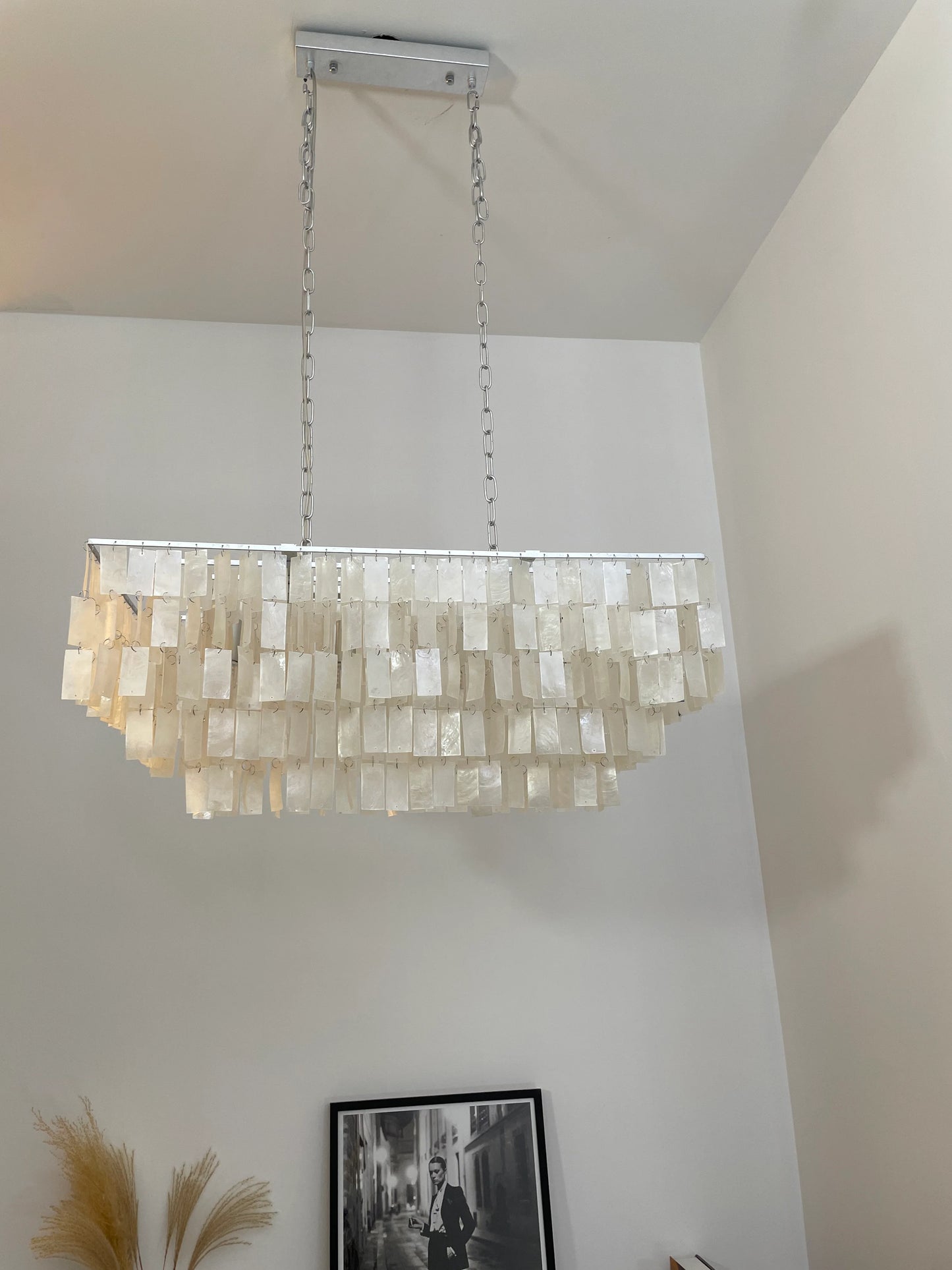 Skye Rectangular Tiered Chandelier