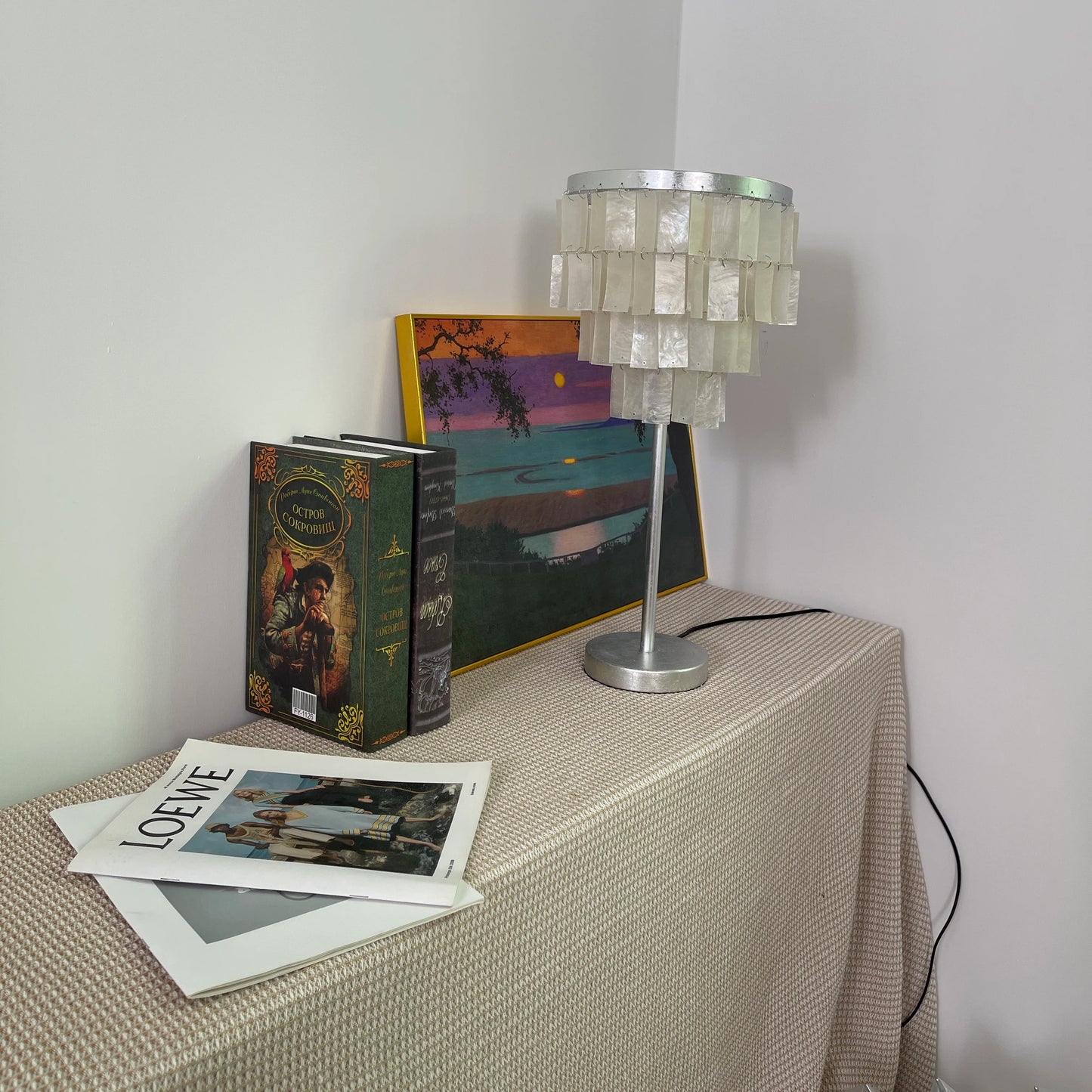 Skye Tiered Shell Table Lamp