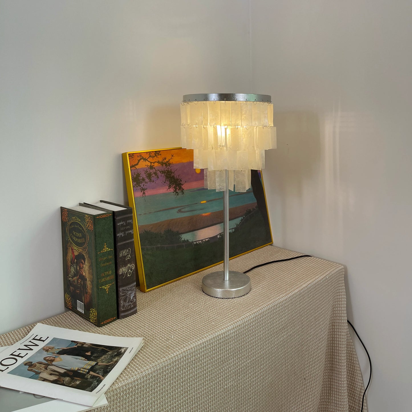 Skye Tiered Shell Table Lamp