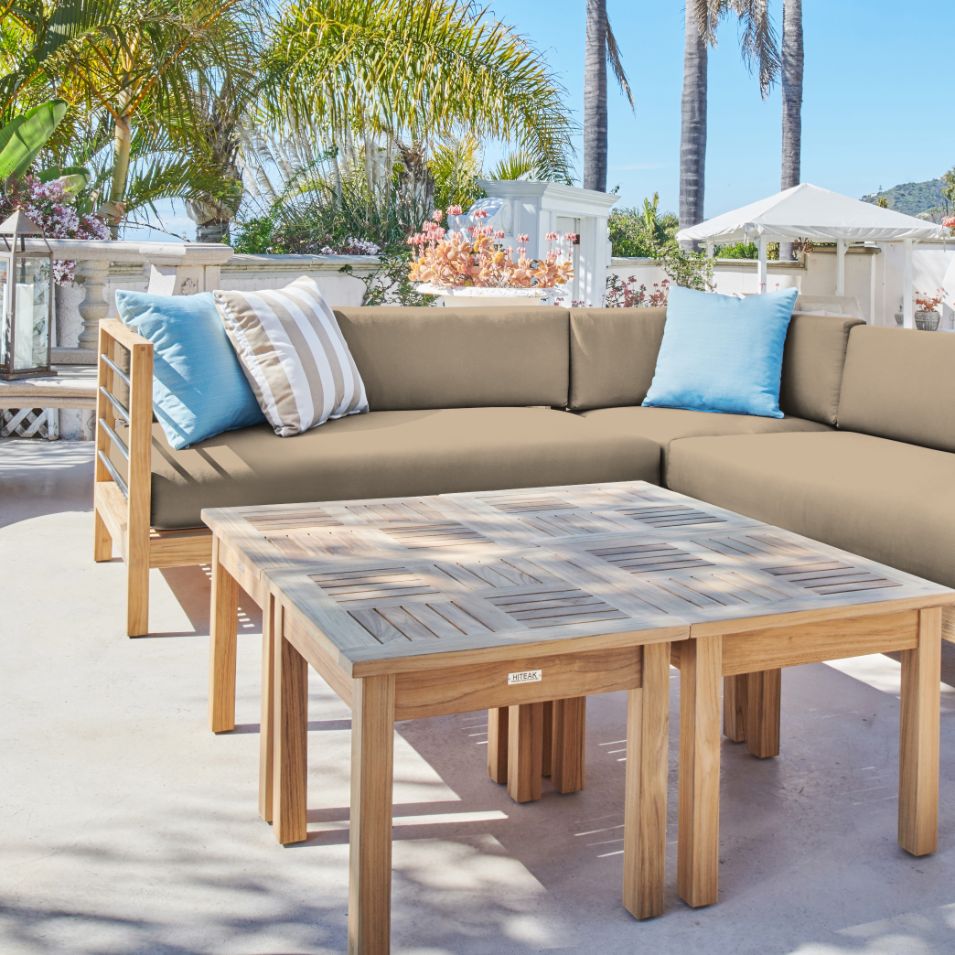 SoHo Outdoor Sectional Corner with Sunbrella Cushion