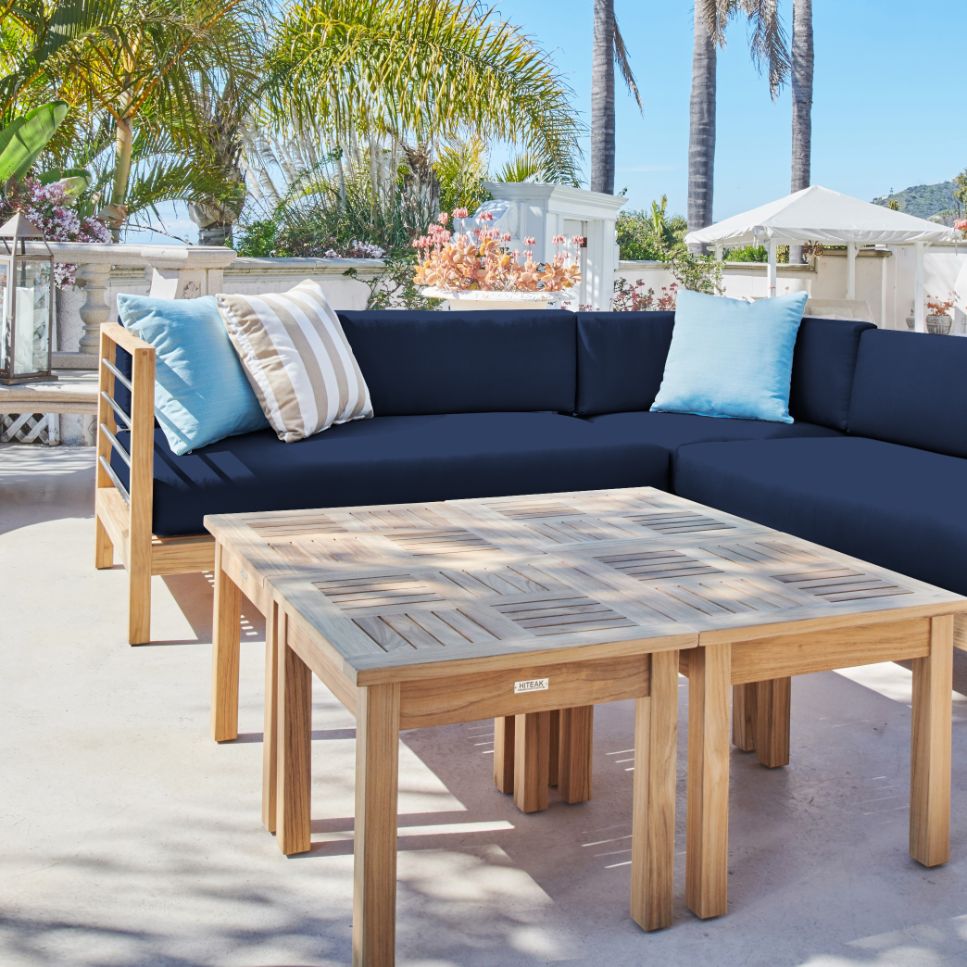 SoHo Outdoor Sectional Corner with Sunbrella Cushion