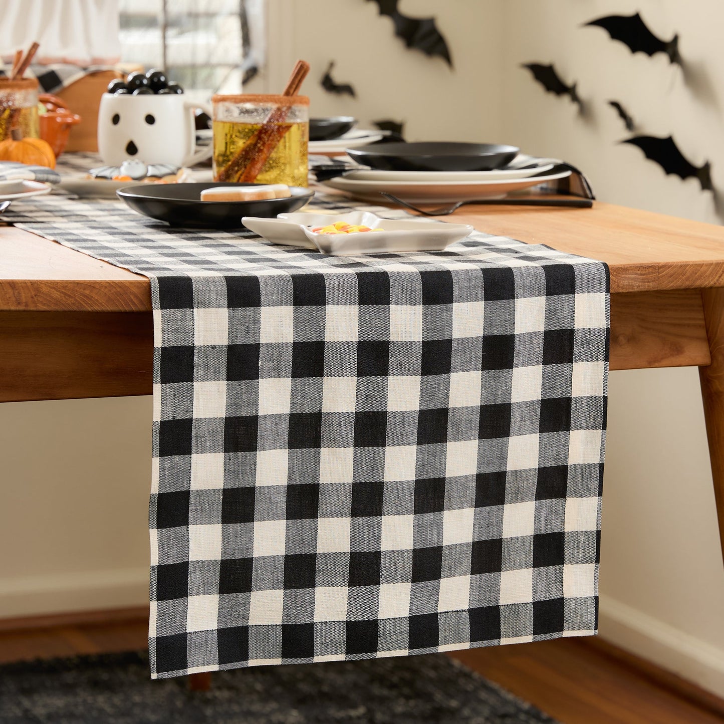 Morgan Check Table Runner