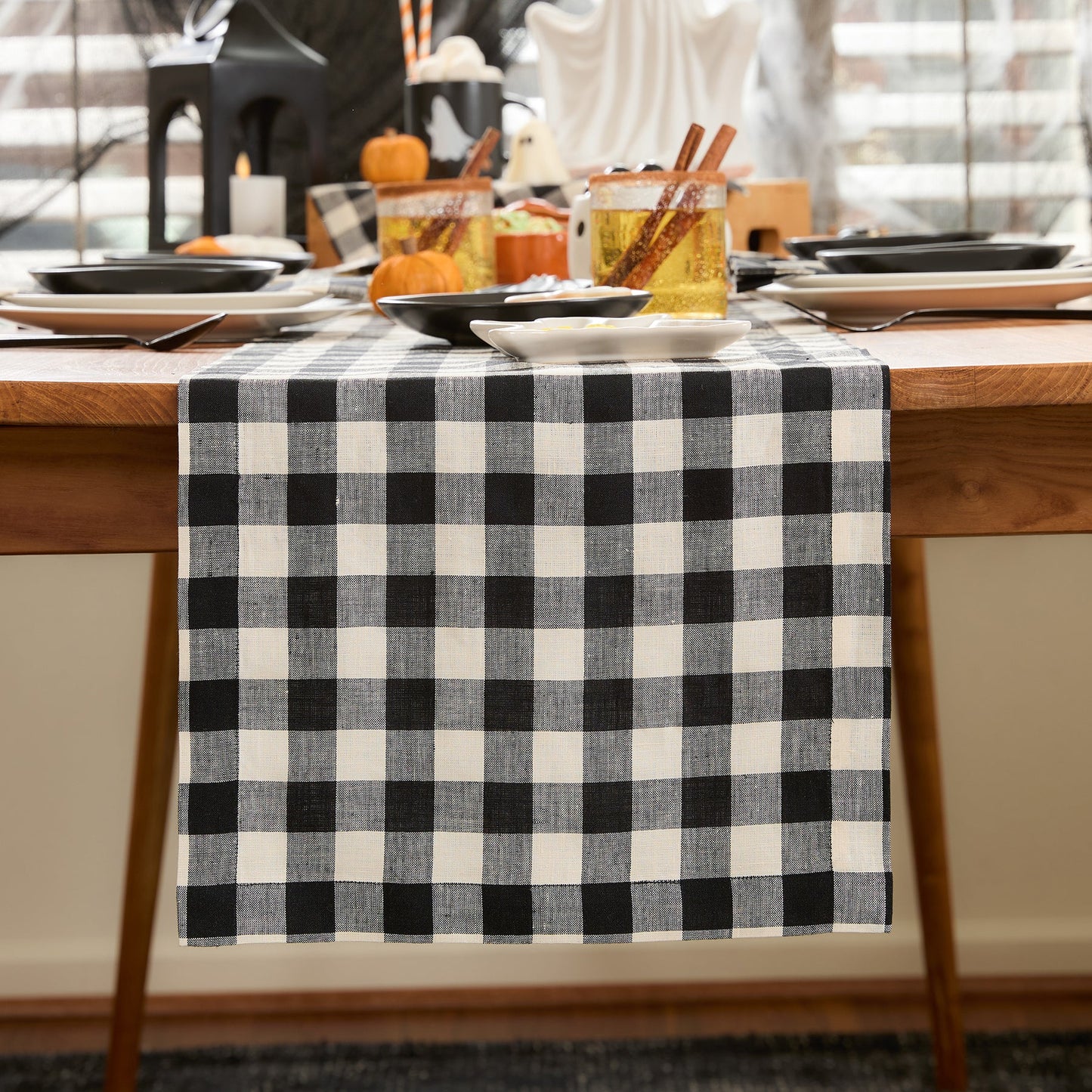 Morgan Check Table Runner