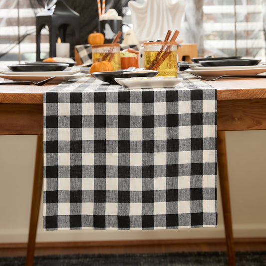 Morgan Check Table Runner