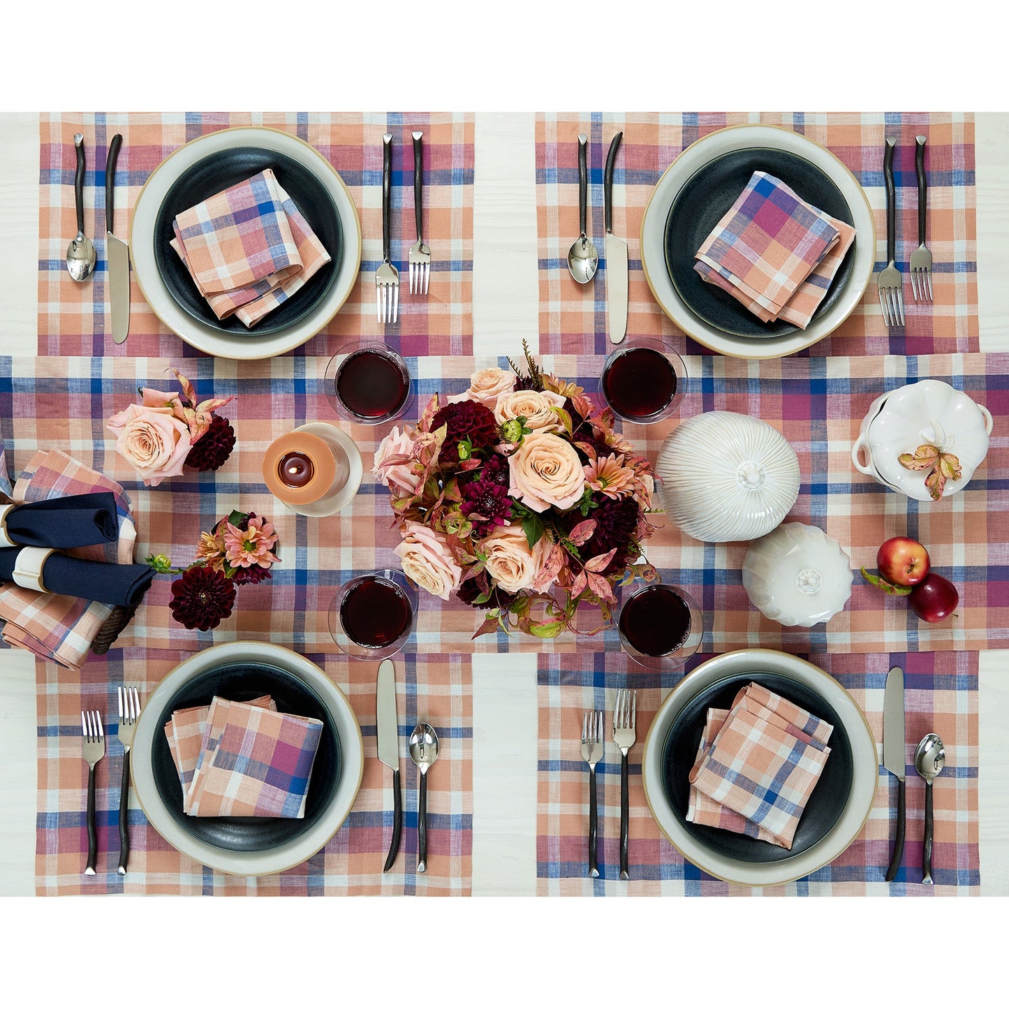 Fall Flavors Madras Table Runner