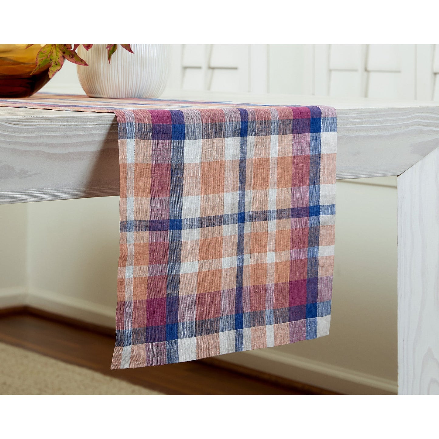 Fall Flavors Madras Table Runner