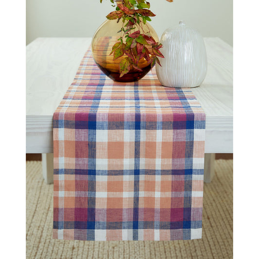 Fall Flavors Madras Table Runner