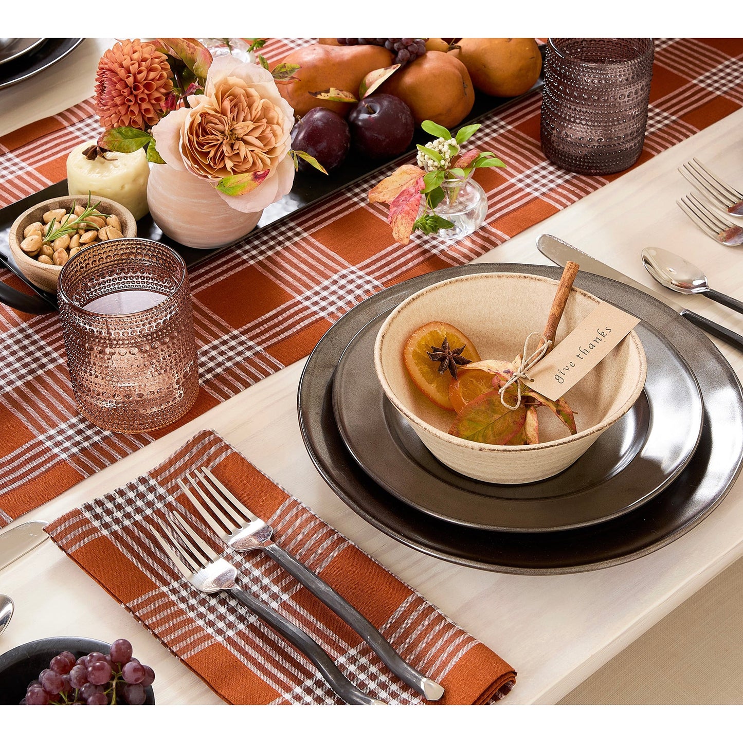 Glen Check Table Runner