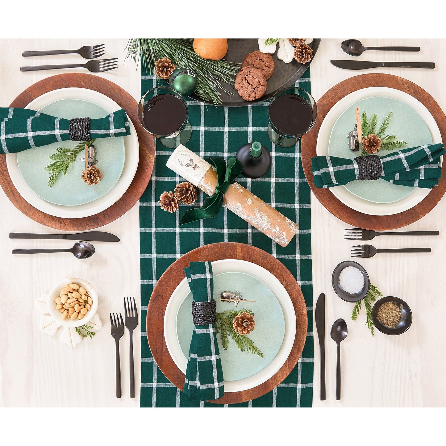 Windowpane Table Runner