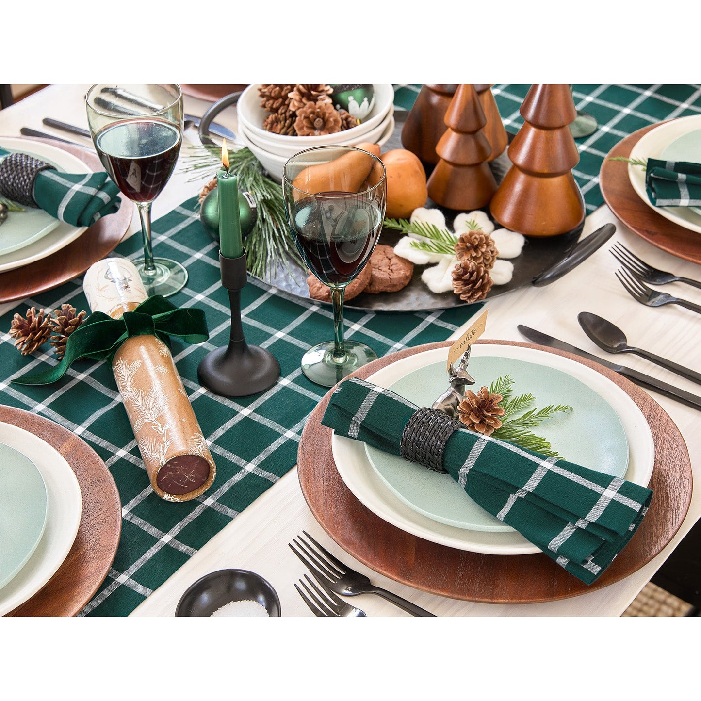 Windowpane Table Runner