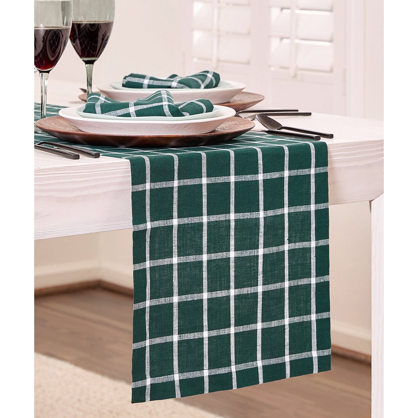 Windowpane Table Runner