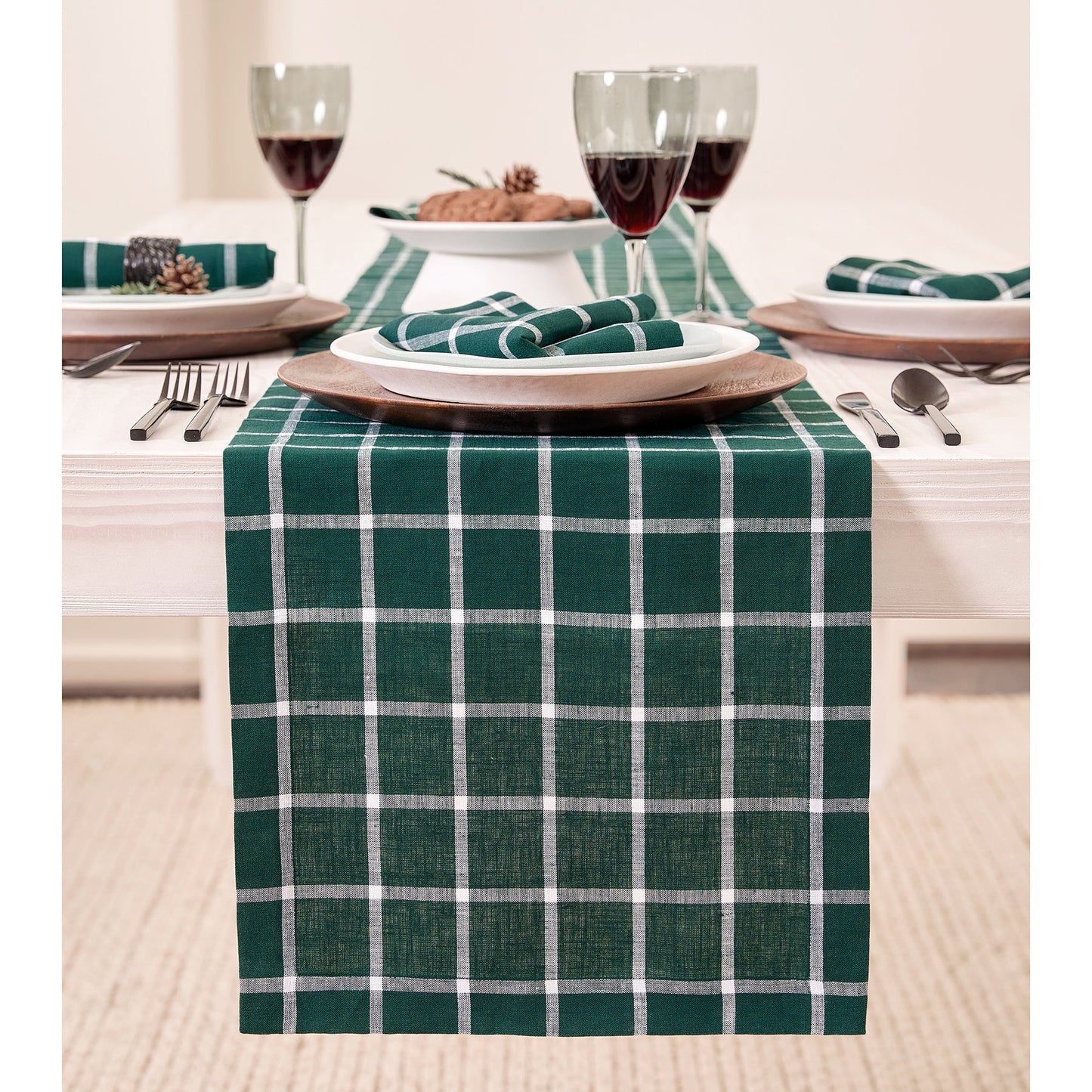 Windowpane Table Runner