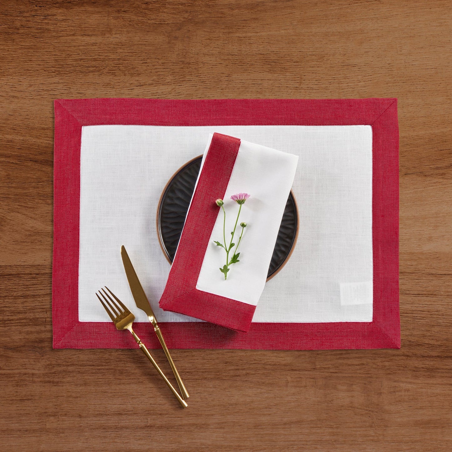 Festive Edge Napkins, Set of 4