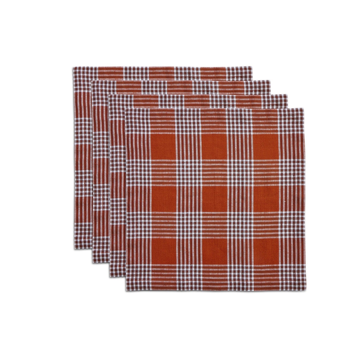 Glen Check Square Placemats, Set of 4