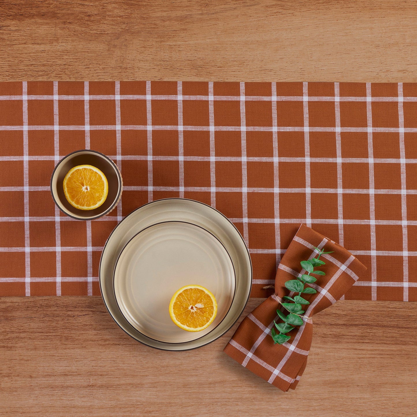 Windowpane Table Runner
