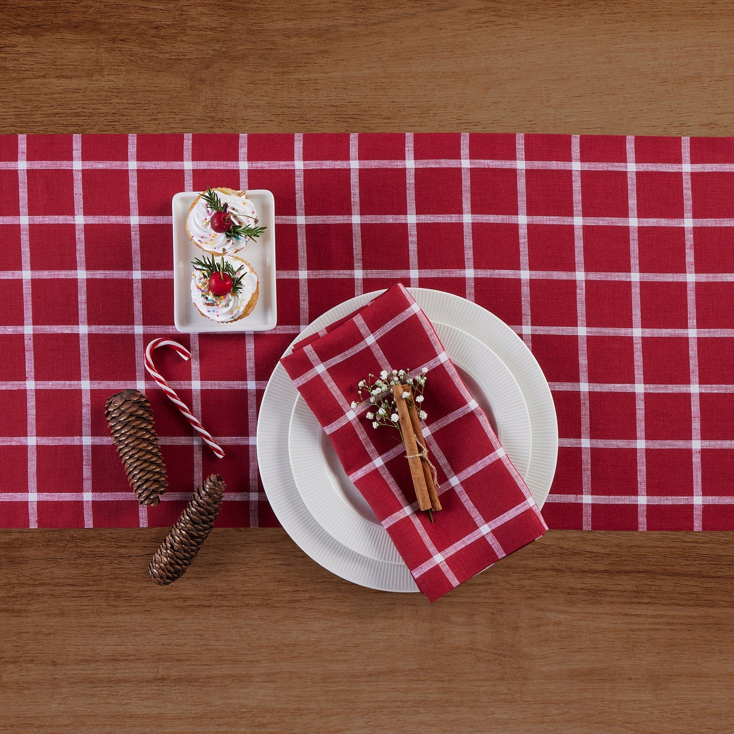 Windowpane Table Runner