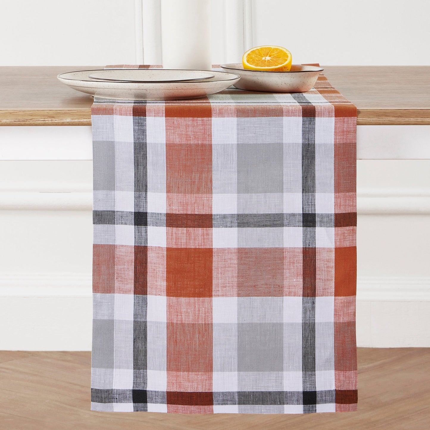 Fall Buffalo Check Table Runner