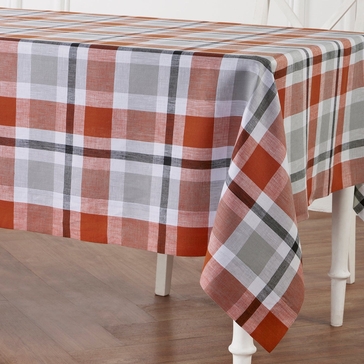 Fall Buffalo Check Tablecloth