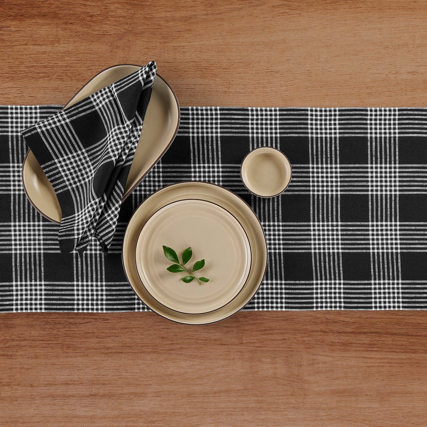 Glen Check Table Runner