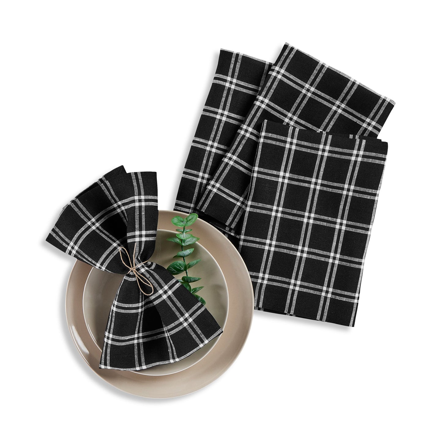 Marseille Plaid Napkins, Set of 4