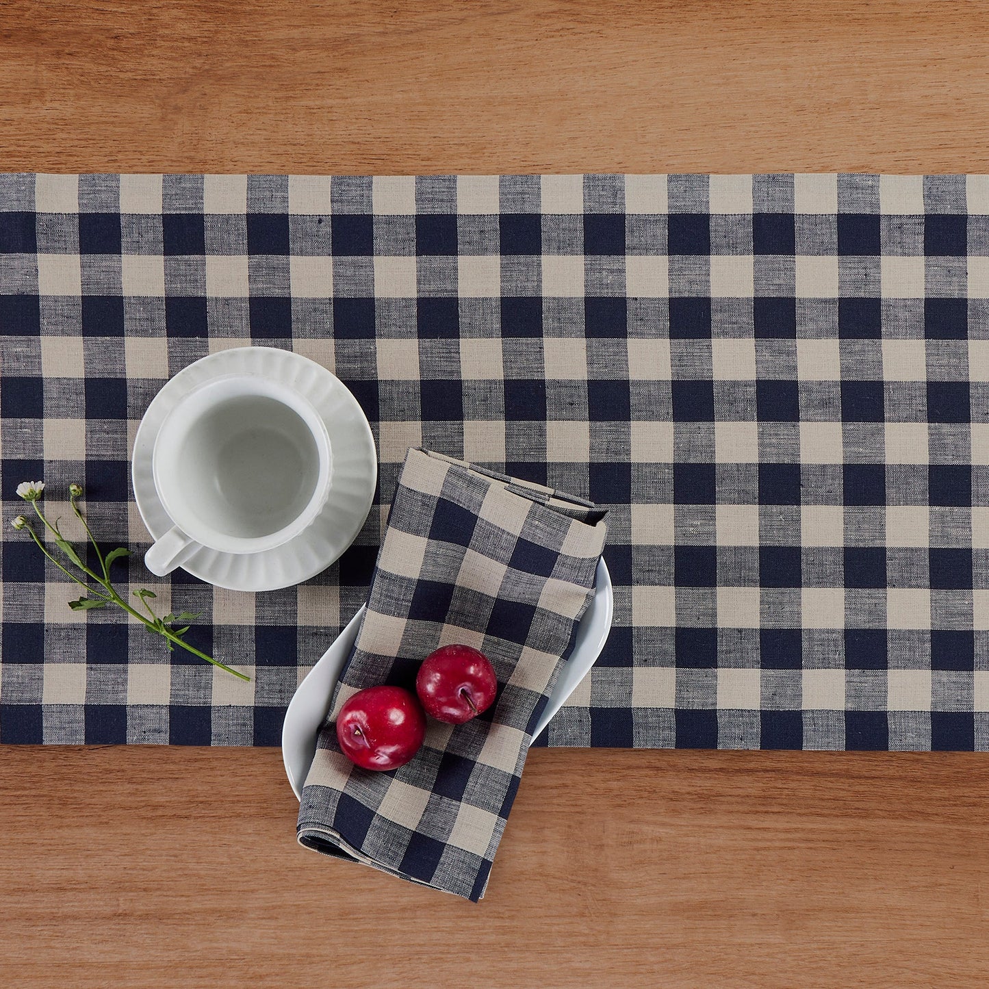 Morgan Check Table Runner