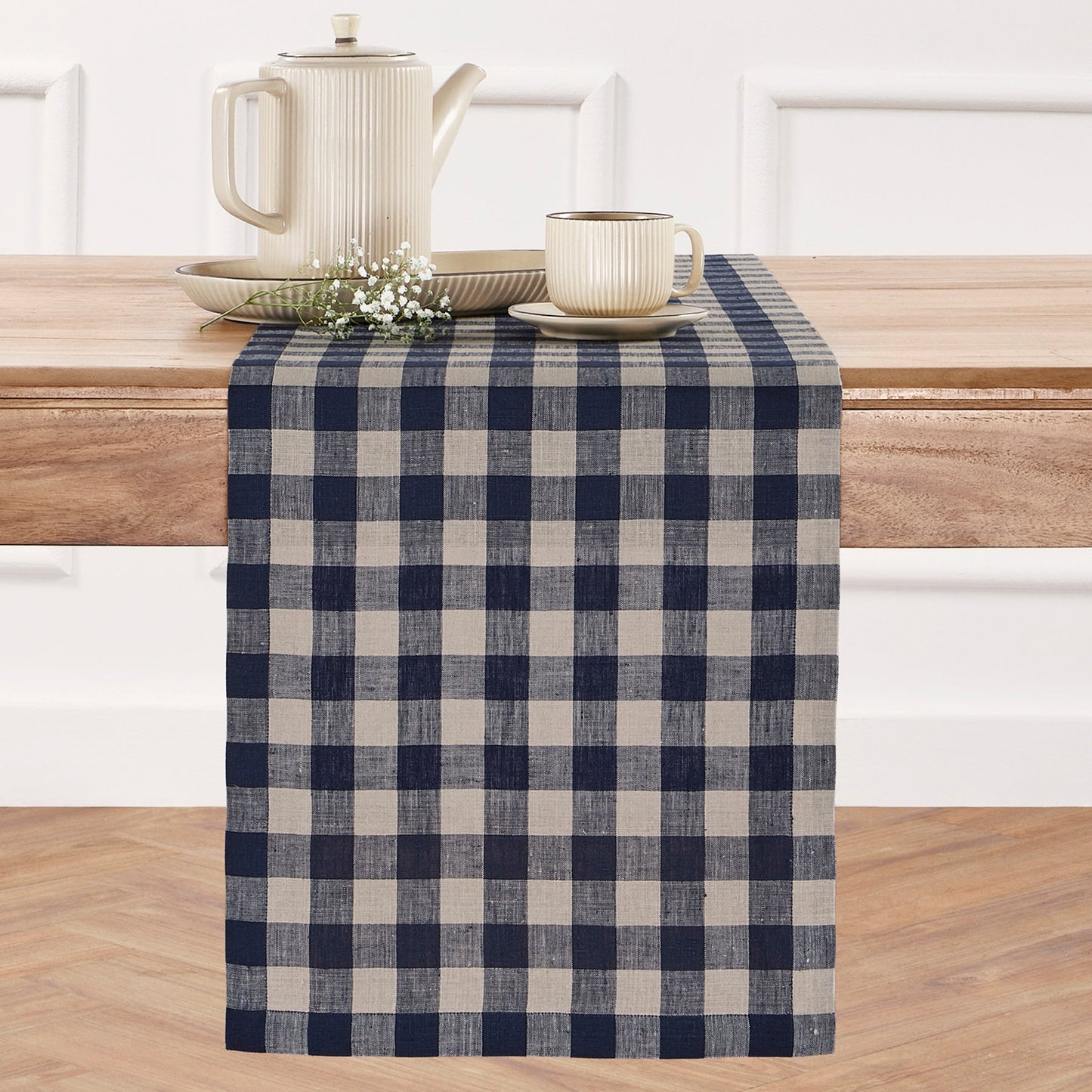 Morgan Check Table Runner