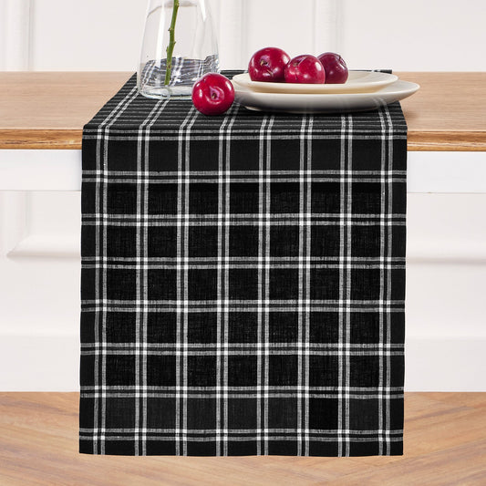 Marseille Plaid Table Runner