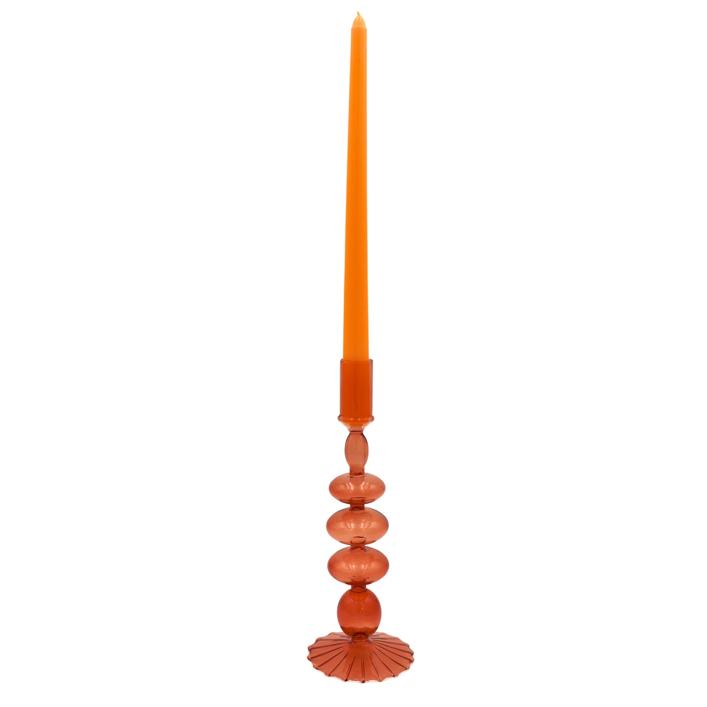 Extra Tall Warm Pumpkin Spice Taper Candle, 1 Case of 48 Packs (4 Candles per Pack)