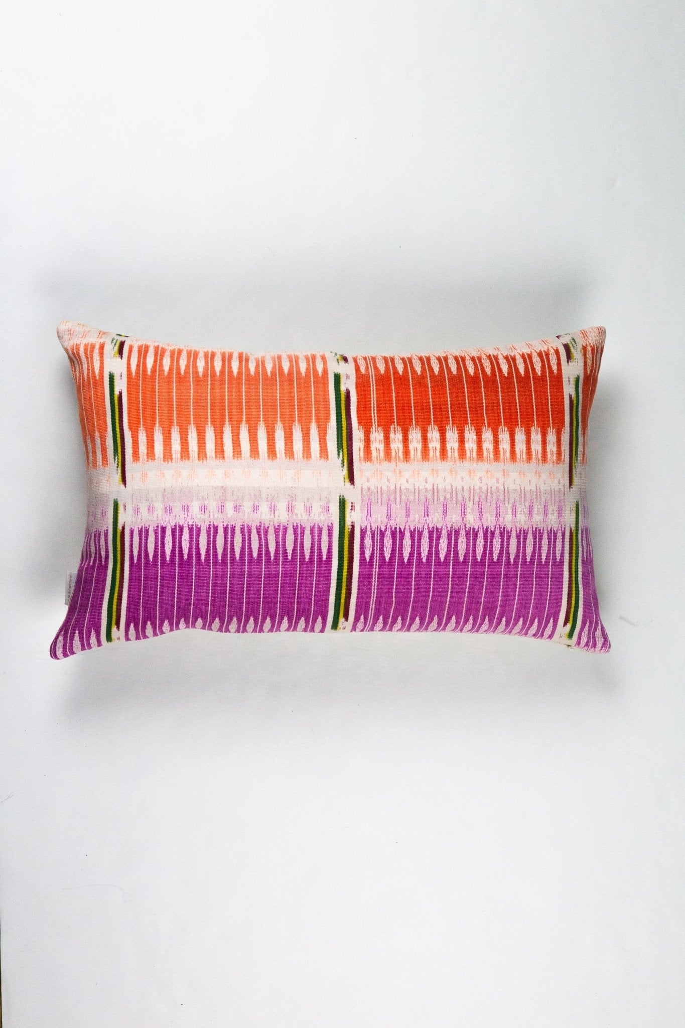 Vintage Ikat Jaspe Dyed Pillow