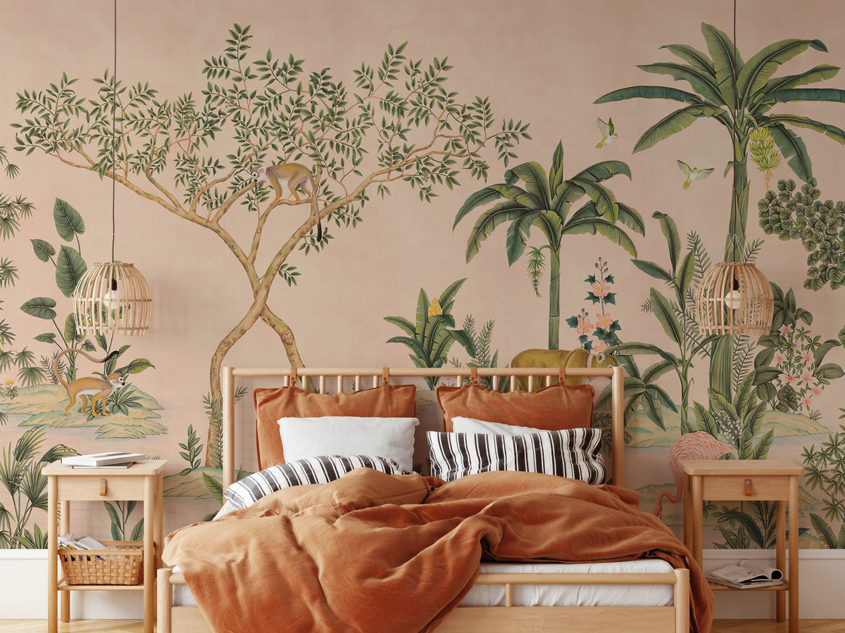 Indian Tropical Wallpaper Mural