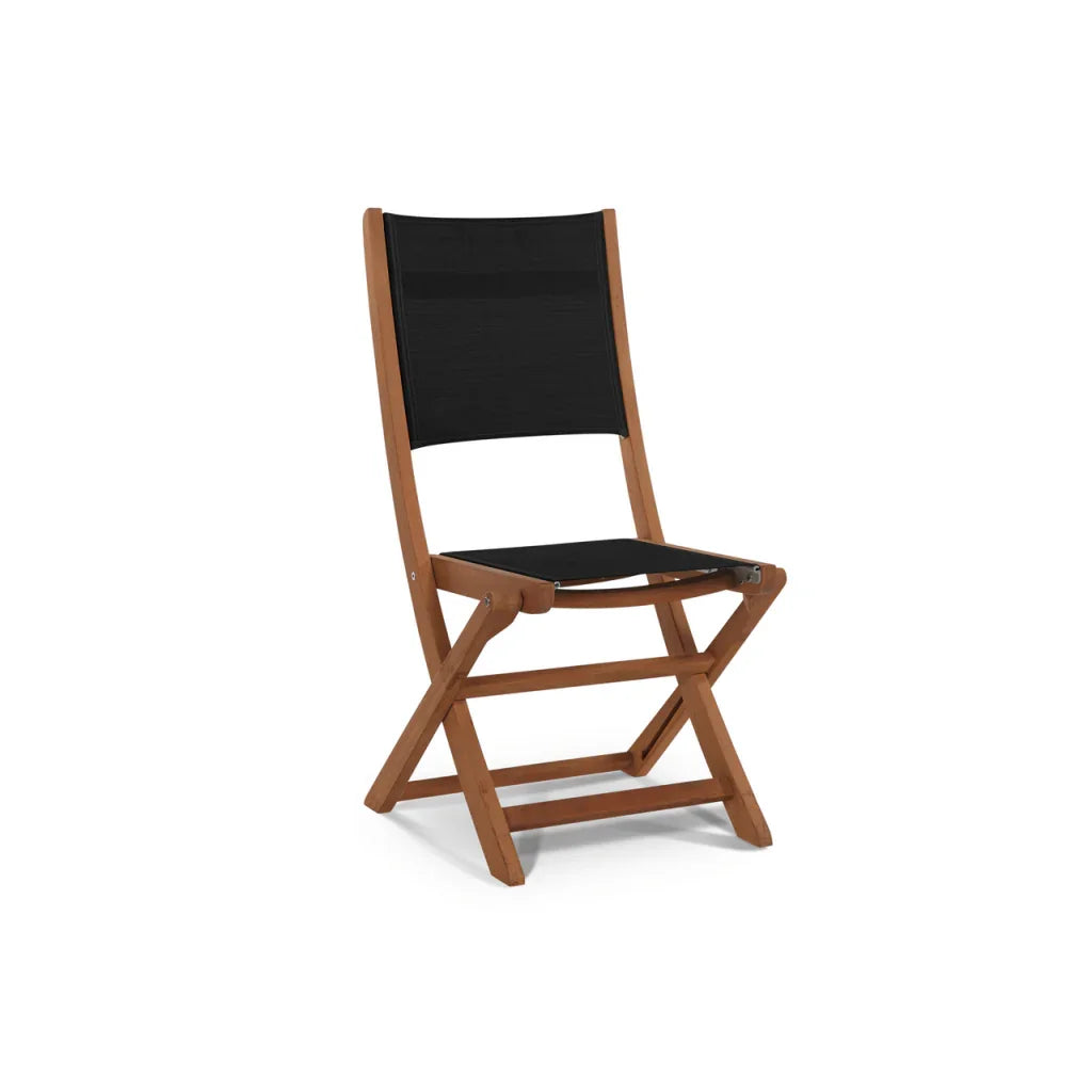 Stella Teak Armless Patio Round Bistro Set 3PC