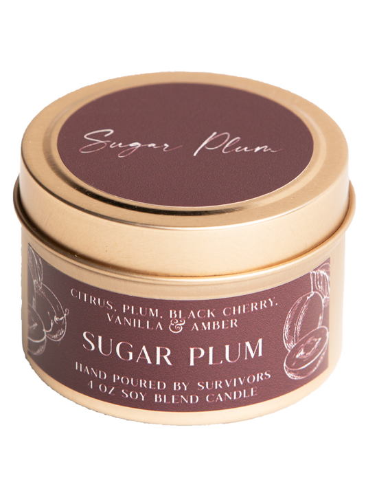 Sugar Plum Tin Candle