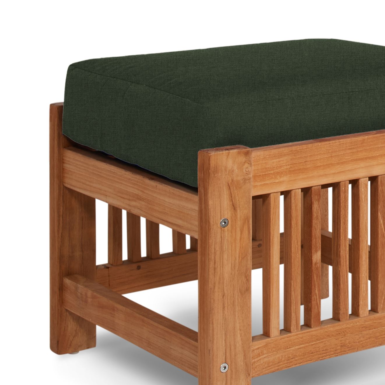 Summer Teak Outdoor Ottoman Sunbrella Cushions
