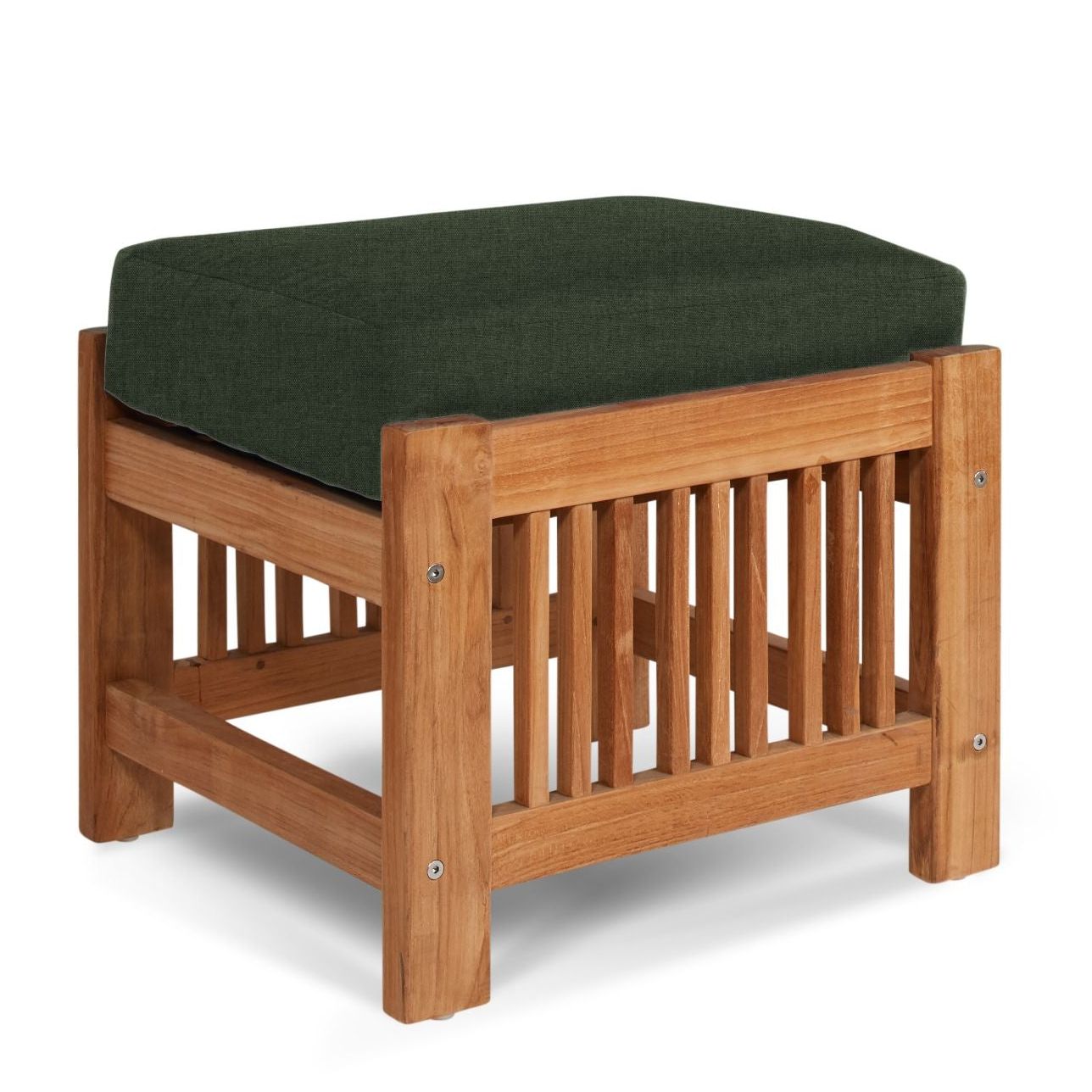 Summer Teak Outdoor Ottoman Sunbrella Cushions