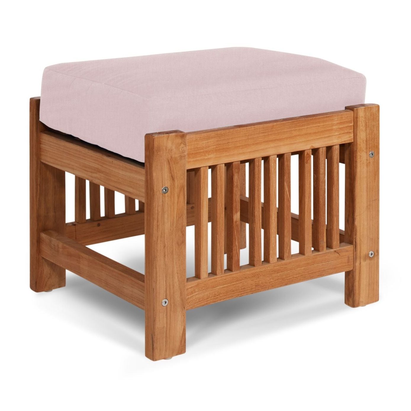 Summer Teak Outdoor Ottoman Sunbrella Cushions