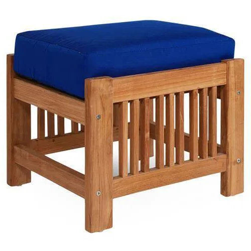 Summer Teak Outdoor Ottoman Sunbrella Cushions