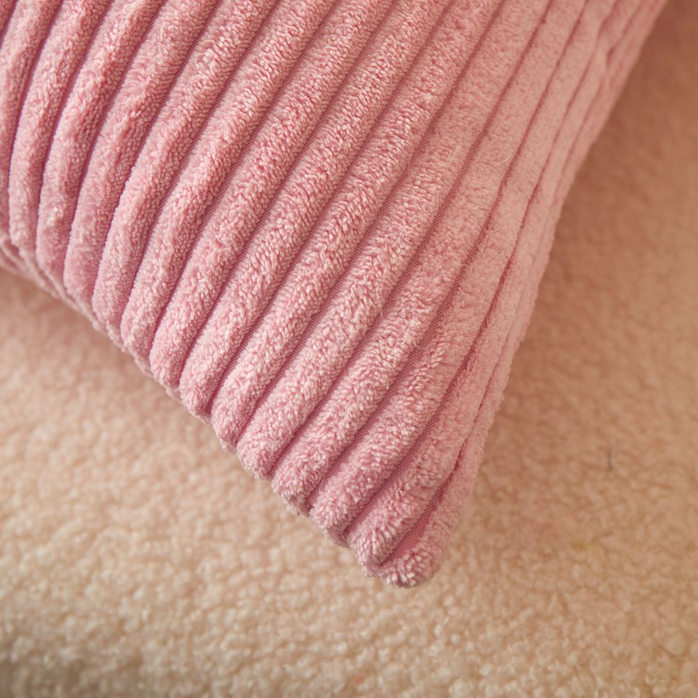 Set of 2  Stripe Throw Pillow (With/Without Inserts) 7 colors options size 18"x18"