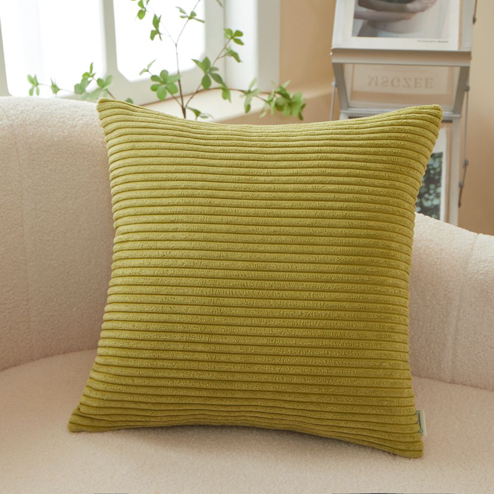 Stripe Throw Pillow (With Insert) 7 color options size 18x18 inch