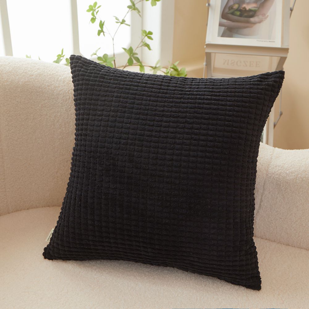 Polyester Blend soft hand feeling Throw Pillow (With insert) 11 color options size 18"x18"