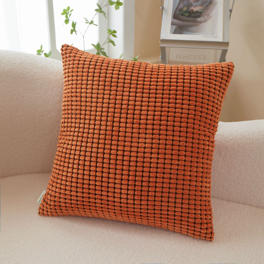 Polyester Blend soft hand feeling Throw Pillow (With insert) 11 color options size 18"x18"