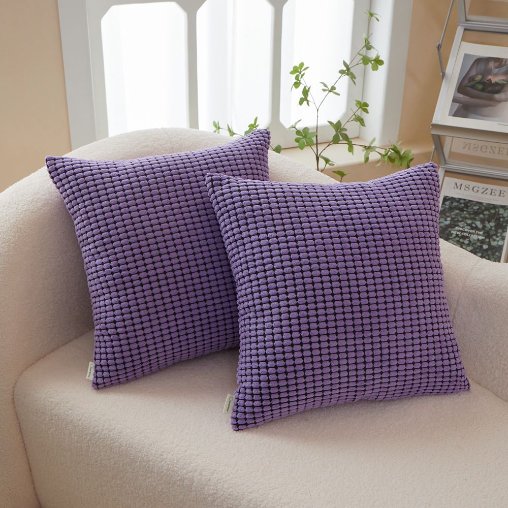 Polyester Blend soft hand feeling Throw Pillow (With insert) 11 color options size 18"x18"