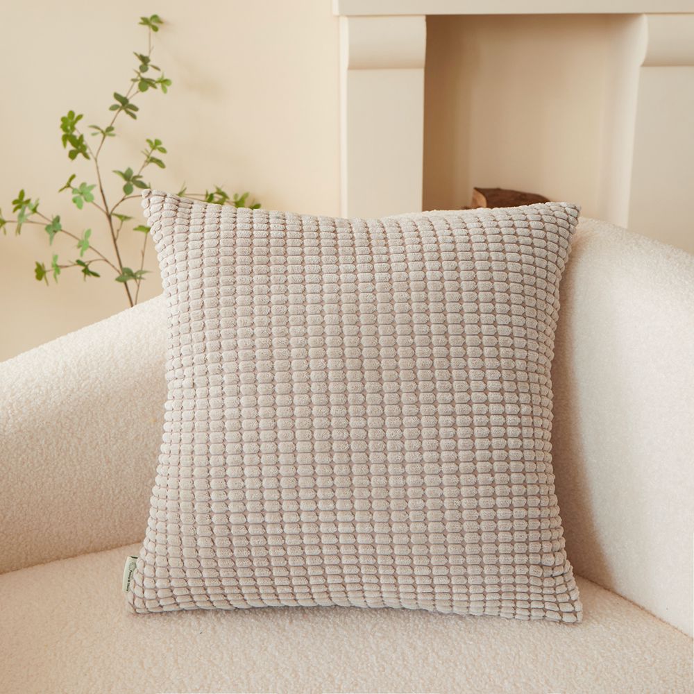 Polyester Blend soft hand feeling Throw Pillow (With insert)  size 18"x18"
