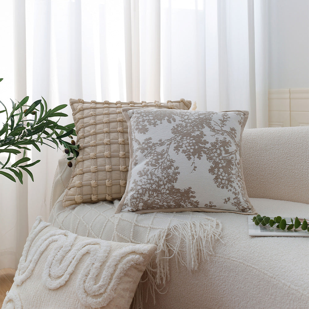 Tranquil Touches: Pack of 1 Throw Pillow with Insert size of 18"x18"