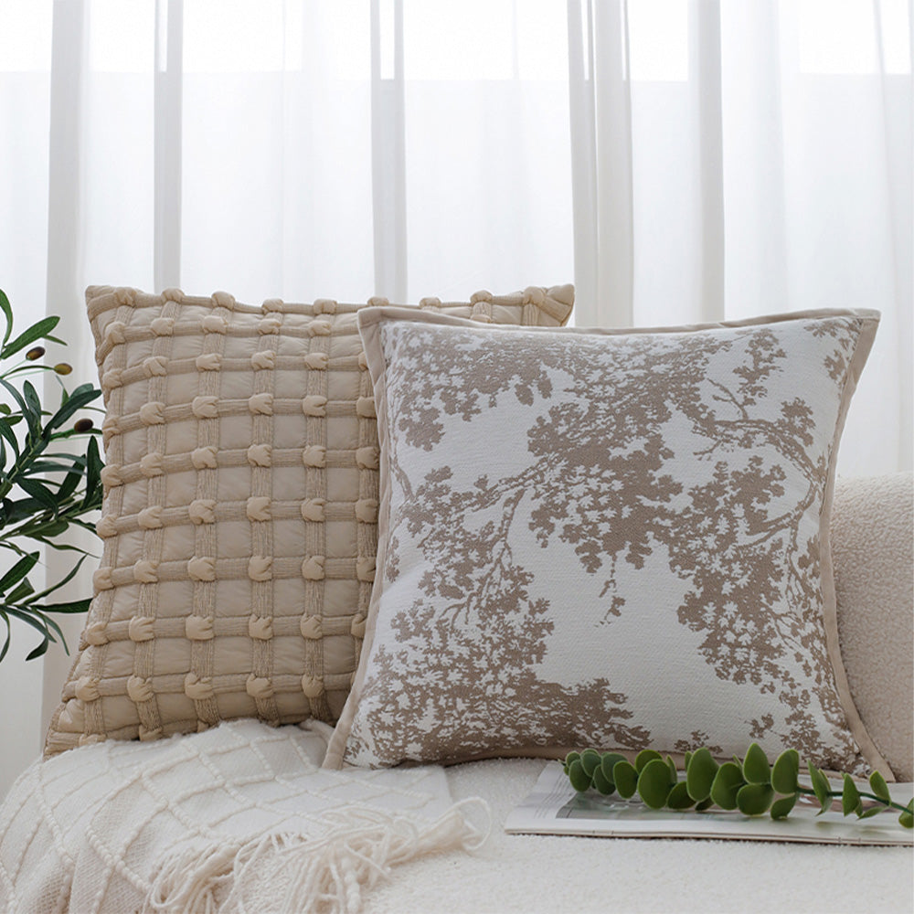 Tranquil Touches: Pack of 1 Throw Pillow with Insert size of 18"x18"
