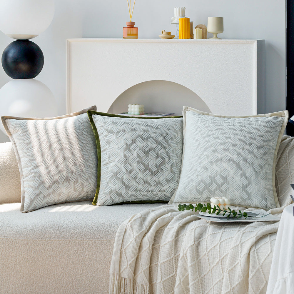 Tranquil Touches: Pack of 1 Throw Pillow with Insert size of 18"x18"