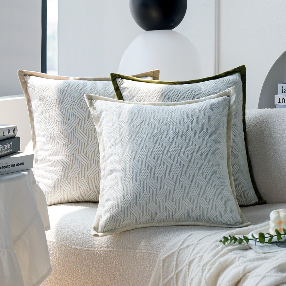 Tranquil Touches: Pack of 1 Throw Pillow with Insert size of 18"x18"